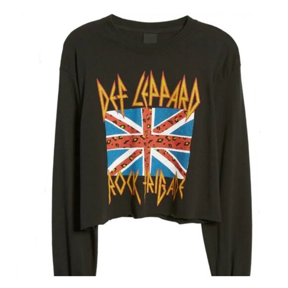 DAY Def Leppard Long Sleeve Crop Tee - Picture 4 of 16